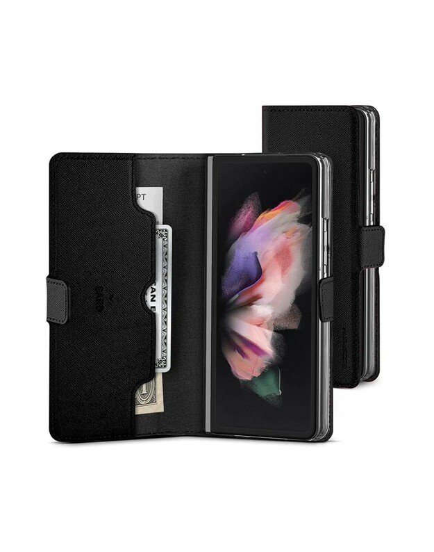 Dėklas Mercury Premium Diary Samsung F956 Z Fold6 juodas