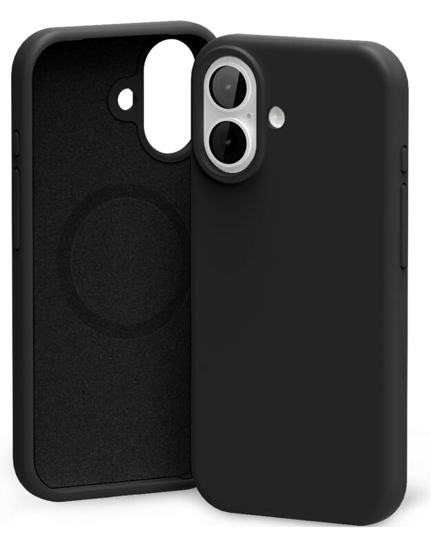 Dėklas Mercury Pure Magsafe Silicon Case Apple iPhone 17 juodas