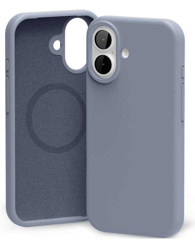 Dėklas Mercury Pure Magsafe Silicon Case Apple iPhone 17 levandos pilka