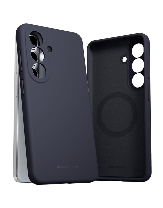 Dėklas Mercury Pure Magsafe Silicon Case Samsung A376 A37 5G tamsiai mėlynas