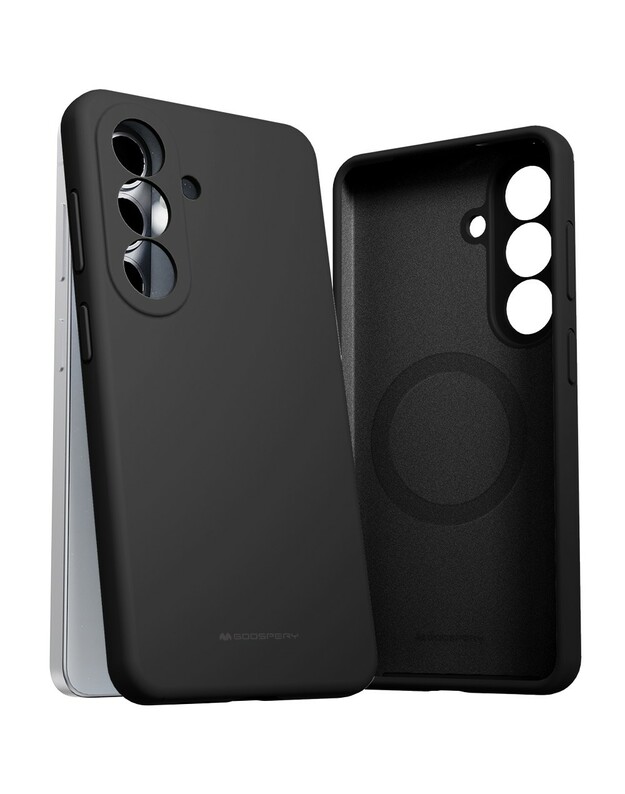 Dėklas Mercury Pure Magsafe Silicon Case Samsung S947 S26 Plus juodas