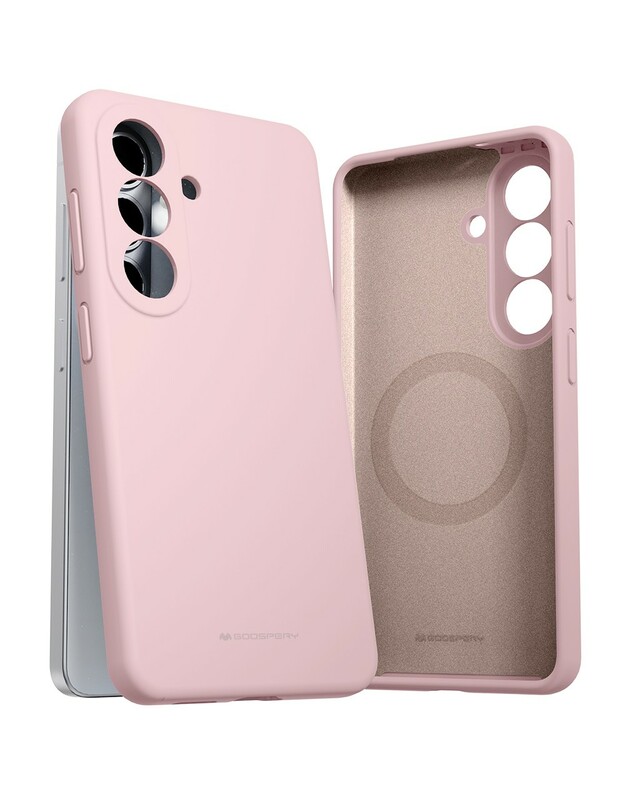 Dėklas Mercury Pure Magsafe Silicon Case Samsung S947 S26 Plus rožinio smėlio