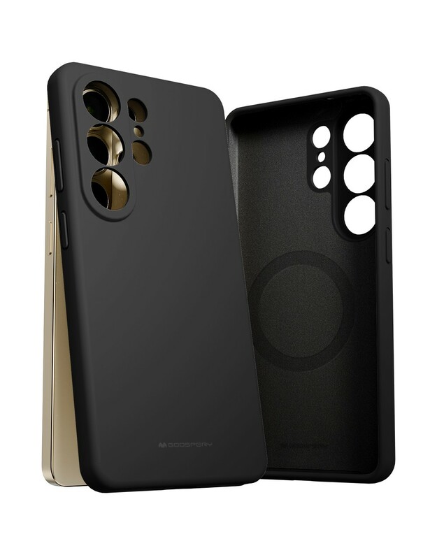 Dėklas Mercury Pure Magsafe Silicon Case Samsung S948 S26 Ultra juodas