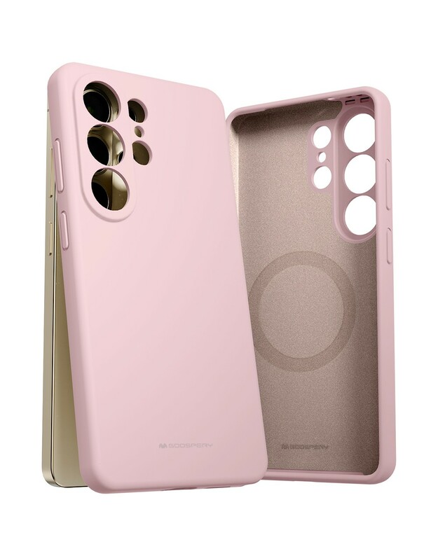 Dėklas Mercury Pure Magsafe Silicon Case Samsung S948 S26 Ultra rožinio smėlio