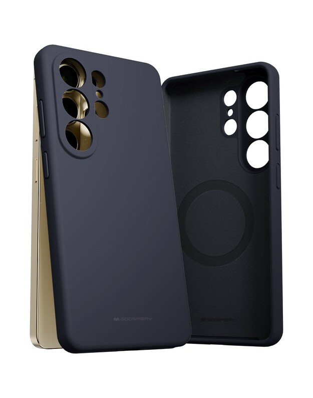 Dėklas Mercury Pure Magsafe Silicon Case Samsung S948 S26 Ultra tamsiai mėlynas