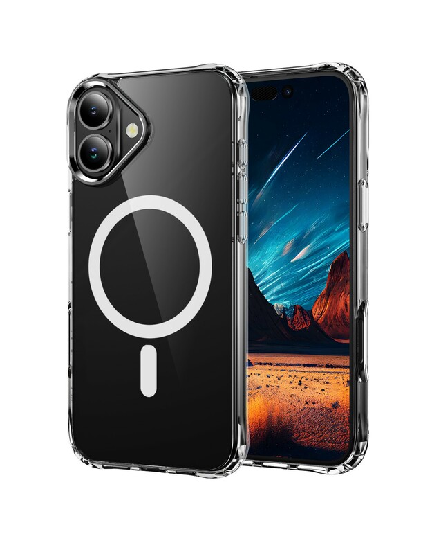 Dėklas Perfectionists Clear Mag Case Apple iPhone 16 skaidrus