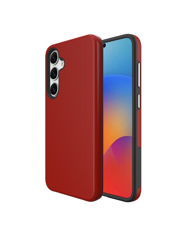 Dėklas Perfectionists Triangle Case Samsung A366 A36 5G raudonas