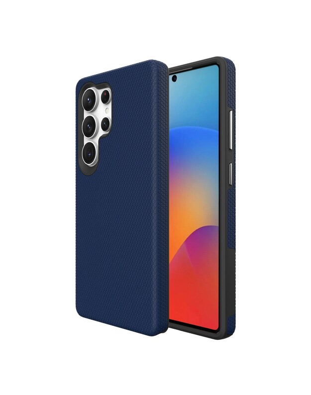 Dėklas Perfectionists Triangle Case Samsung S928 S24 Ultra tamsiai mėlynas