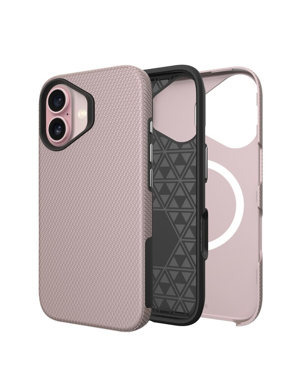 Dėklas Perfectionists Triangle Mag Case Apple iPhone 11 rožinio aukso