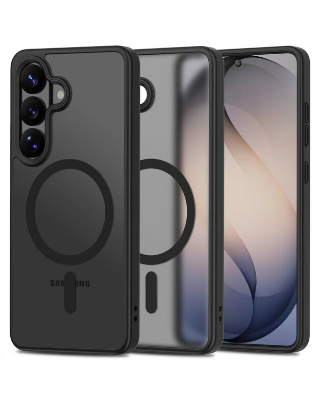 Dėklas Reach Matte MagSafe Samsung S942 S26 juodas