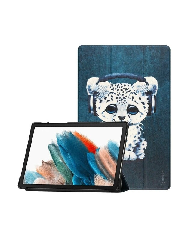 Dėklas Reach Smart Leather Samsung X210/X215/X216 Tab A9 Plus 11.0 sad cat