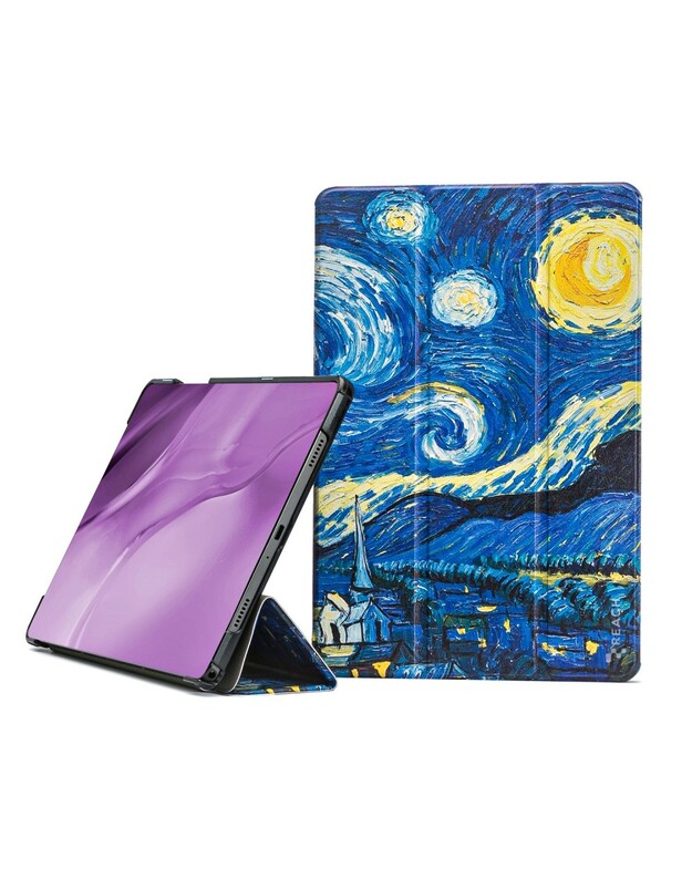 Dėklas Reach Smart Leather Samsung X210/X215/X216 Tab A9 Plus 11.0/X230/X235/X236 Tab A11 Plus 11.0 starry night