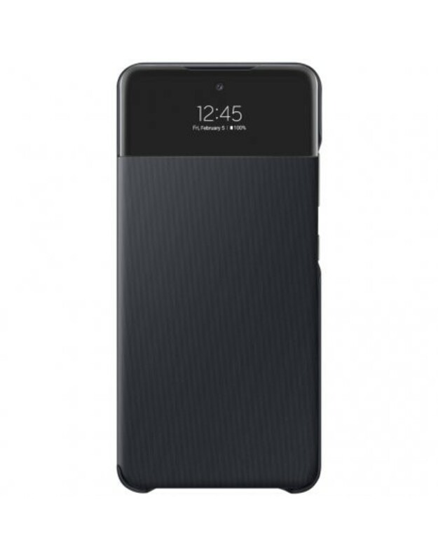 Dėklas Samsung Smart S View Wallet Cover for Samsung A525 A52 4G/A526 A52 5G/A528 A52s 5G juodas