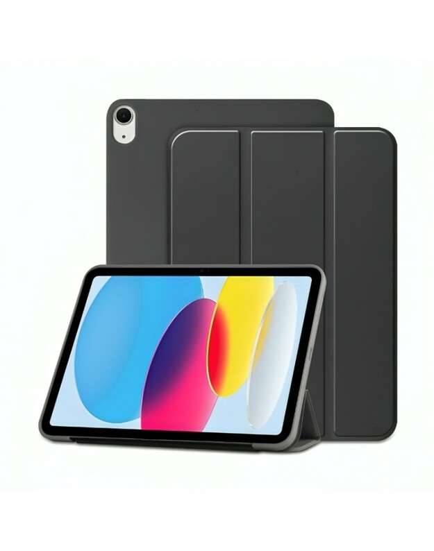 Dėklas Smart Soft Samsung X200/X205 Tab A8 10.5 2021 juodas