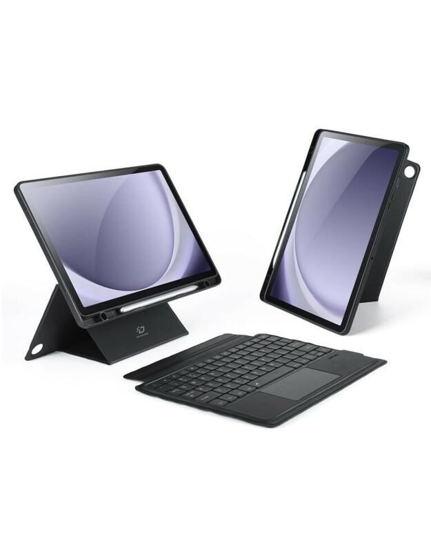 Dėklas su klaviatūra Dux Ducis DK Samsung X210/X215/X216 Tab A9 Plus 11.0 juodas