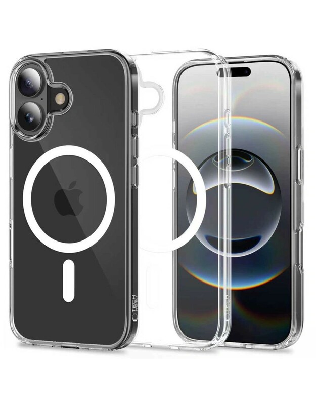 Dėklas Tech-Protect Flexair Hybrid MagSafe Apple iPhone 17 skaidrus
