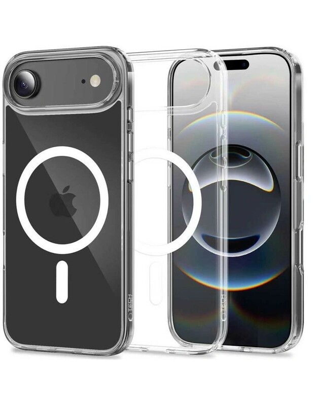 Dėklas Tech-Protect Flexair Hybrid MagSafe Apple iPhone Air skaidrus