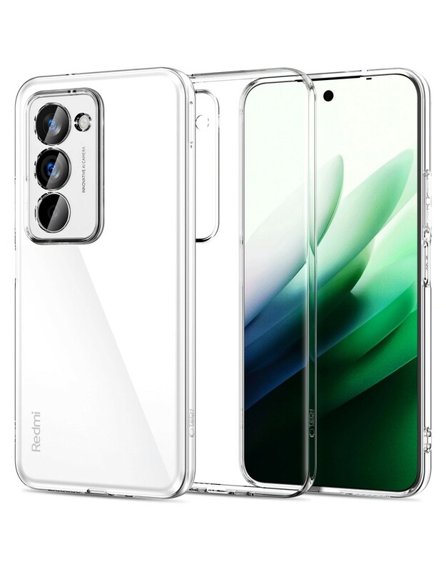 Dėklas Tech-Protect Flexair Xiaomi Redmi 15 4G/Redmi 15 5G skaidrus