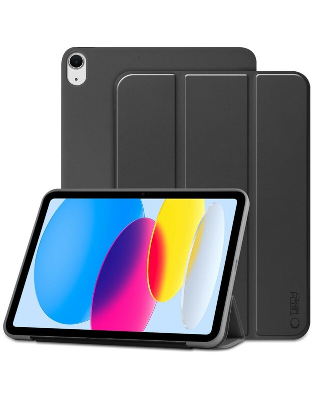 Dėklas Tech-Protect SmartCase Apple iPad 10.9 2022/iPad 11 2025 juodas