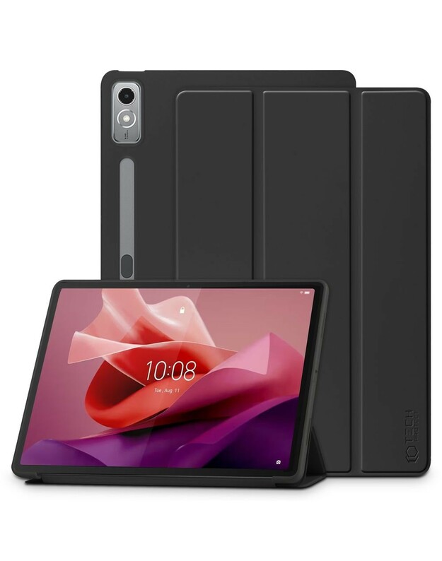 Dėklas Tech-Protect SmartCase Lenovo Tab P12 12.7 TB370 juodas