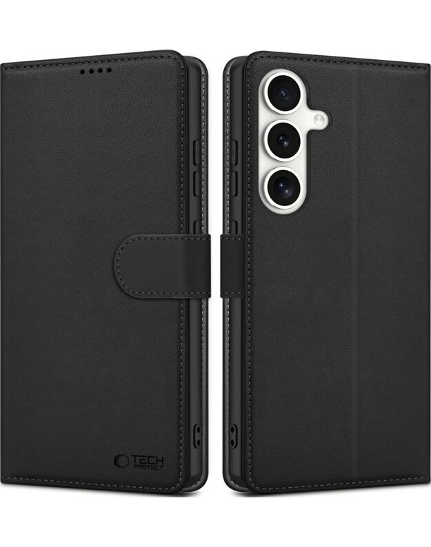 Dėklas Tech-Protect Wallet Samsung S731 S25 FE juodas
