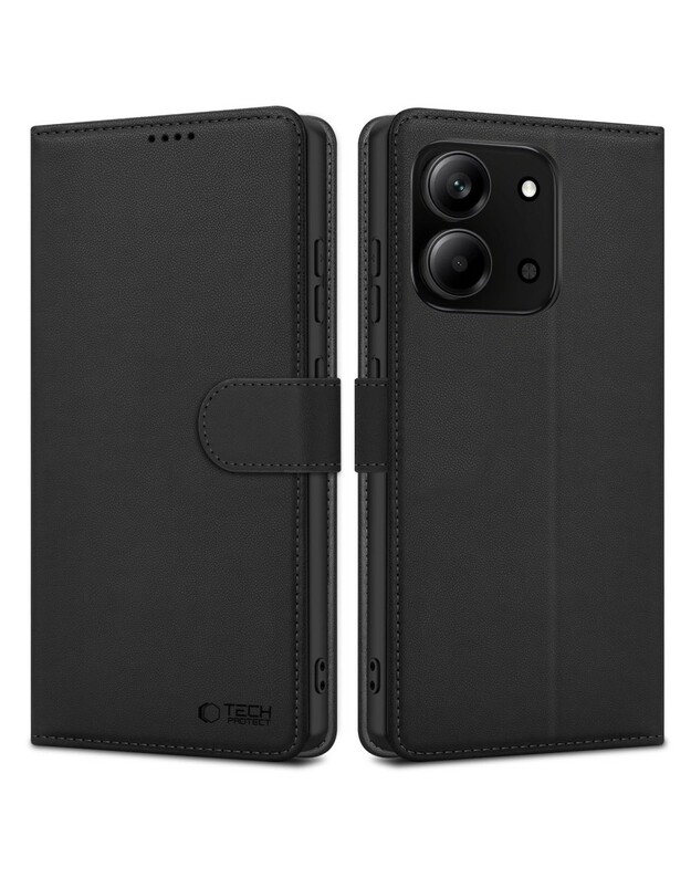 Dėklas Tech-Protect Wallet Xiaomi Redmi 15C 4G juodas