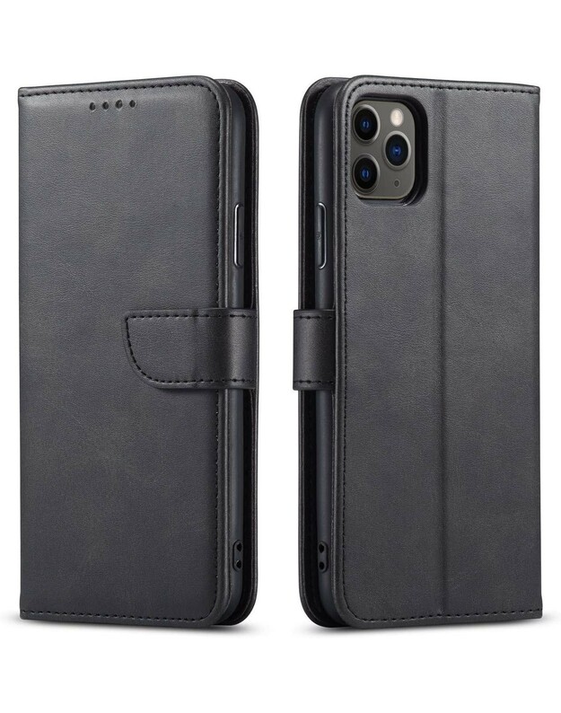 Dėklas Wallet Case Xiaomi Redmi Note 14 Pro Plus 5G juodas