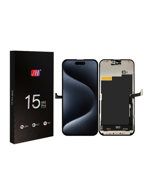 Ekranas Apple iPhone 15 Pro Max su lietimui jautriu stikliuku JH INCELL FHD (removable IC)