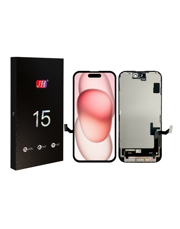 Ekranas Apple iPhone 15 su lietimui jautriu stikliuku JH INCELL FHD (removable IC)