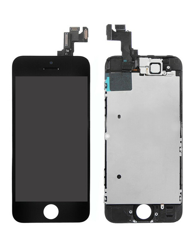 Ekranas Apple iPhone 5S/SE su lietimui jautriu stikliuku juodas Tianma