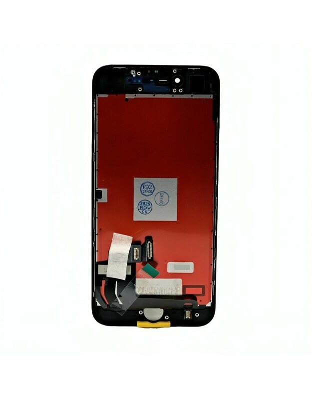 Ekranas Apple iPhone 8/SE 2020/SE 2022 su lietimui jautriu stikliuku juodas OEM Premium