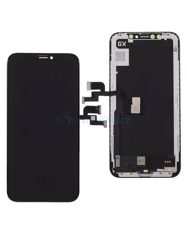 Ekranas Apple iPhone X su lietimui jautriu stikliuku GX new hard OLED (non-removable IC)
