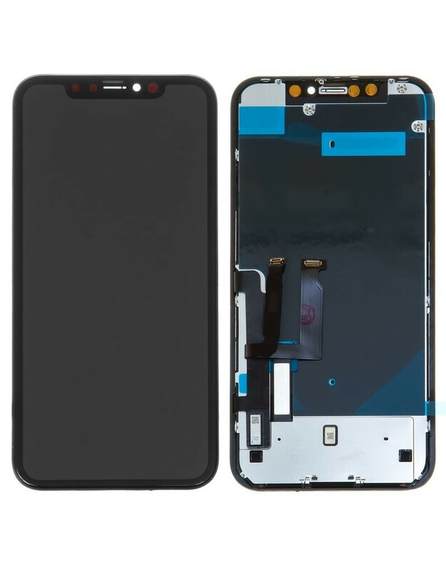 Ekranas Apple iPhone XR su lietimui jautriu stikliuku ZY OEM (non-removable IC)