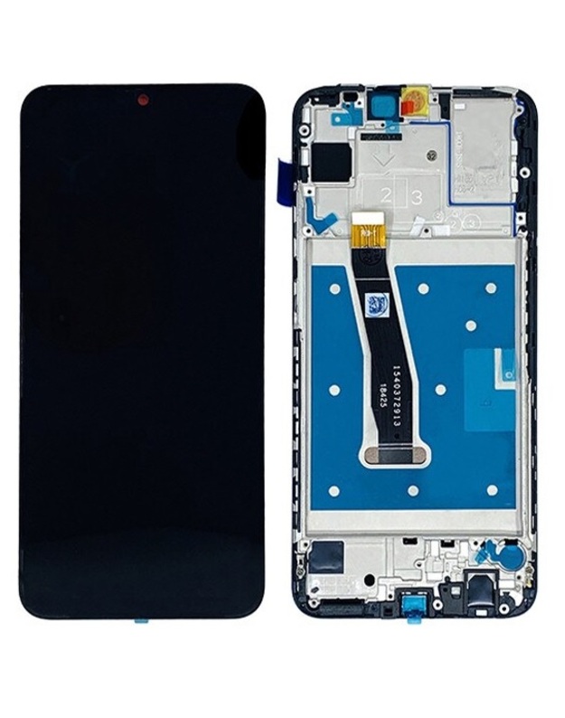 Ekranas Huawei P Smart 2019/P Smart Plus 2019/P Smart 2020 su lietimui jautriu stikliuku ir rėmeliu juodas ORG