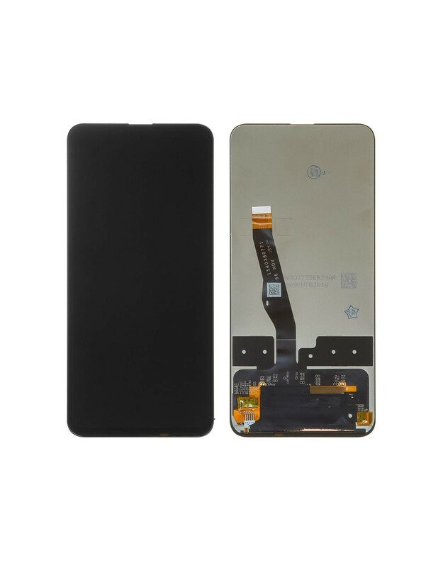 Ekranas Huawei P Smart Pro 2019/Honor 9X su lietimui jautriu stikliuku juodas ORG