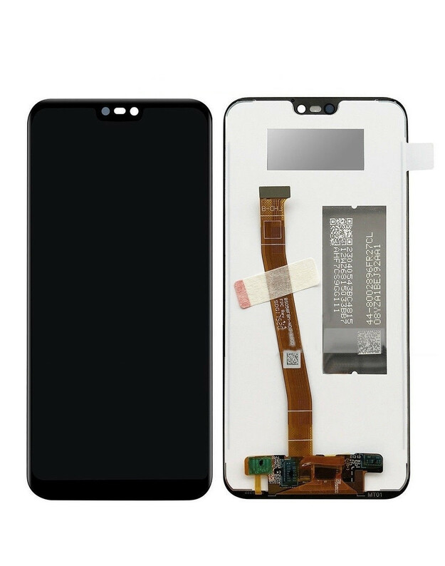 Ekranas Huawei P20 Lite su lietimui jautriu stikliuku juodas ORG