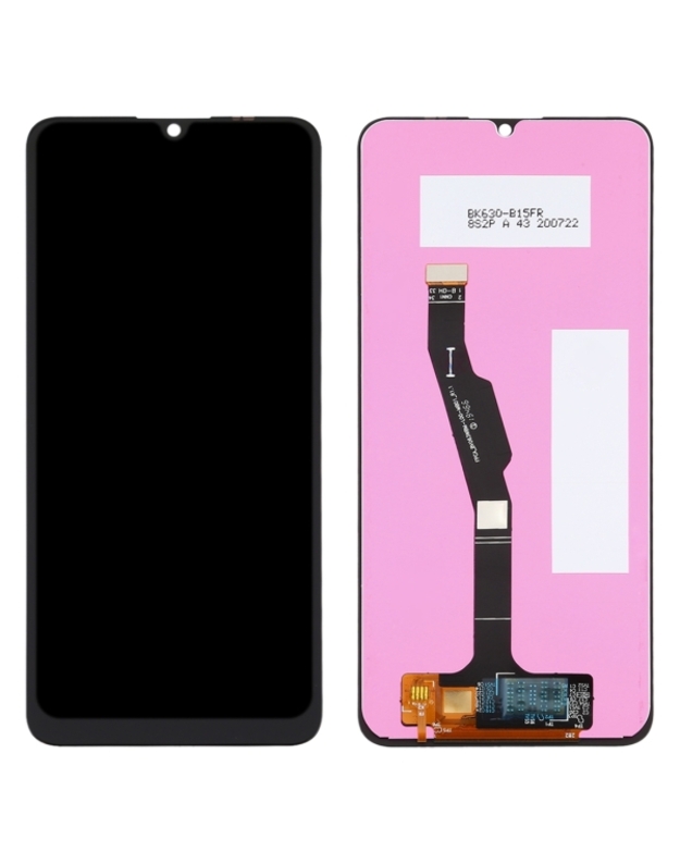 Ekranas Huawei Y6P su lietimui jautriu stikliuku juodas ORG