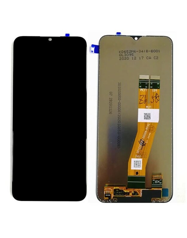 Ekranas Samsung A025G A02s 2020 su lietimui jautriu stikliuku juodas ORG