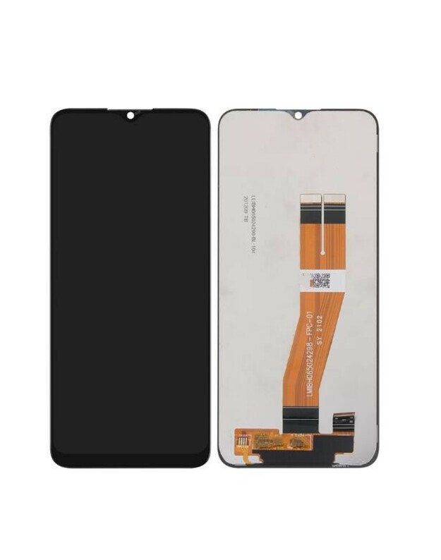 Ekranas Samsung A037 A03s su lietimui jautriu stikliuku juodas ORG