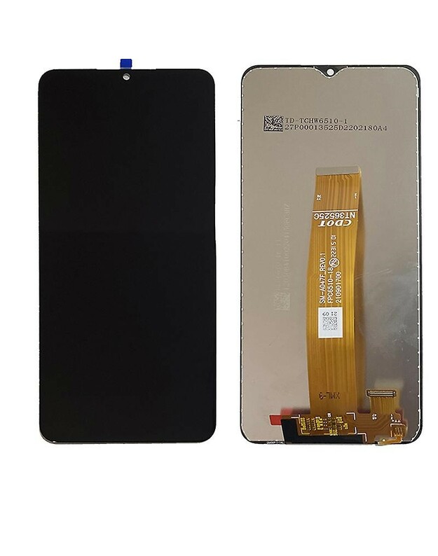 Ekranas Samsung A047 A04s su lietimui jautriu stikliuku juodas ORG