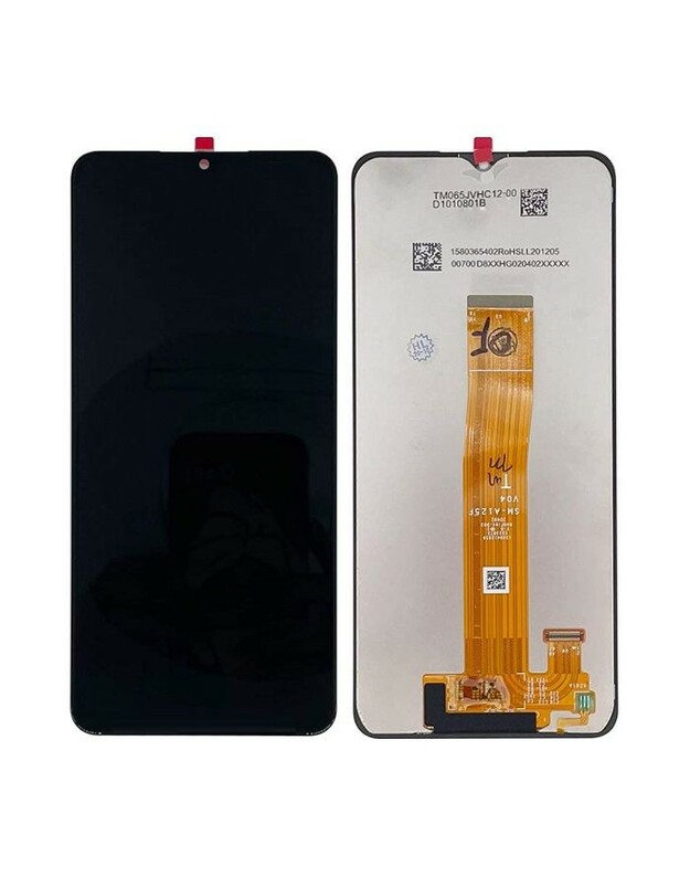 Ekranas Samsung A135 A13 4G su lietimui jautriu stikliuku juodas ORG