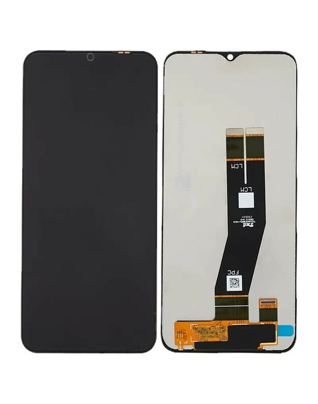 Ekranas Samsung A145 A14 4G su lietimui jautriu stikliuku juodas ORG