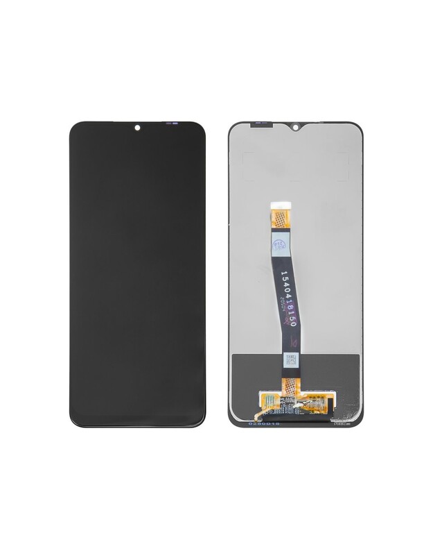 Ekranas Samsung A226 A22 5G su lietimui jautriu stikliuku juodas ORG