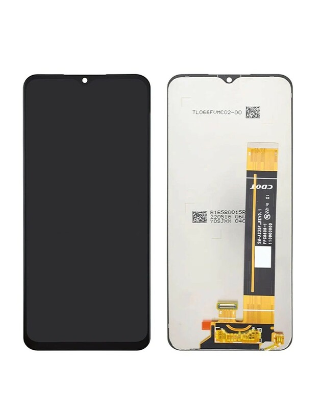 Ekranas Samsung A235 A23 4G su lietimui jautriu stikliuku juodas ORG