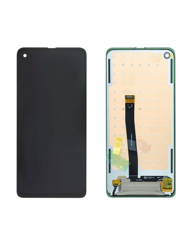 Ekranas Samsung G715 XCover Pro su lietimui jautriu stikliuku juodas ORG