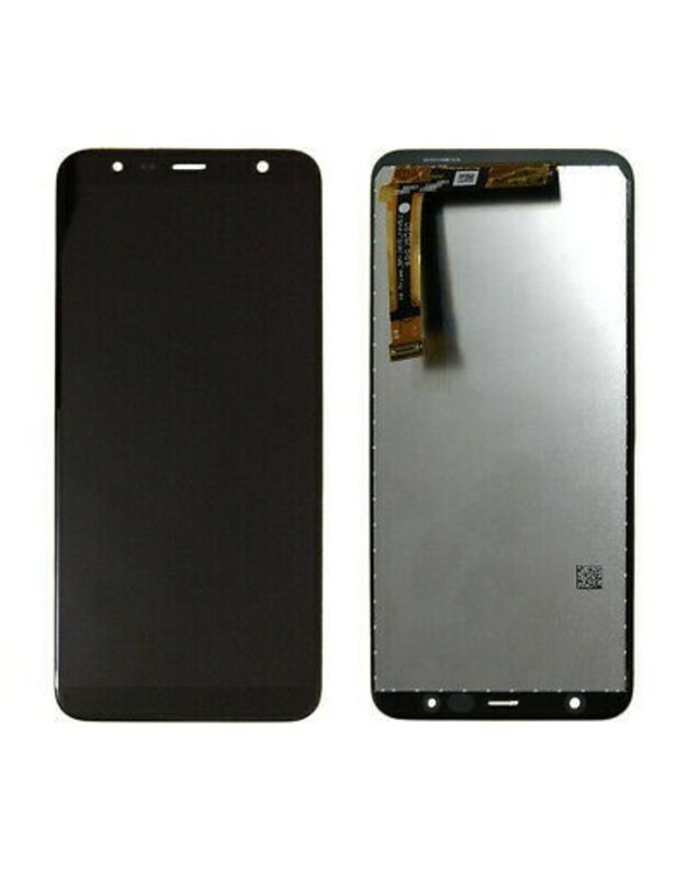 Ekranas Samsung J415 J4 Plus/J610 J6 Plus 2018 su lietimui jautriu stikliuku juodas HQ