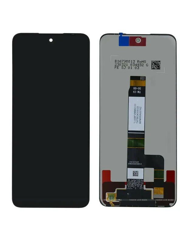 Ekranas Xiaomi Redmi 12 4G/12 5G/Poco M6 Pro 5G su lietimui jautriu stikliuku Black ORG