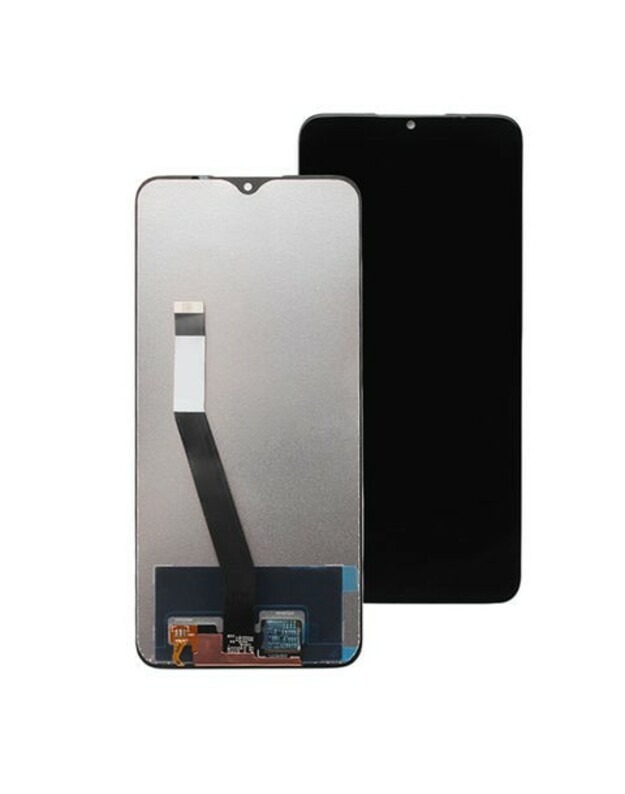 Ekranas Xiaomi Redmi 9 su lietimui jautriu stikliuku juodas ORG