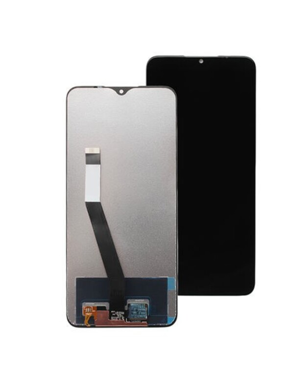 Ekranas Xiaomi Redmi 9 su lietimui jautriu stikliuku juodas ORG