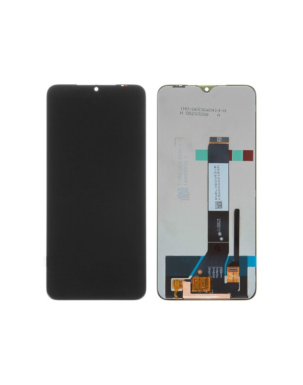 Ekranas Xiaomi Redmi 9T/Poco M3/Redmi Note 9 4G su lietimui jautriu stikliuku juodas ORG